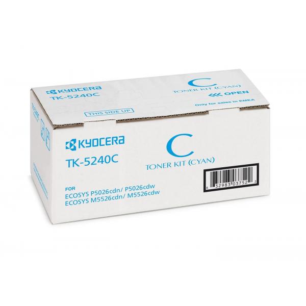 Тонер-картридж Kyocera TK-5240C для P5026cdn/cdw, M5526cdn/cdw (1T02R7CNL0)